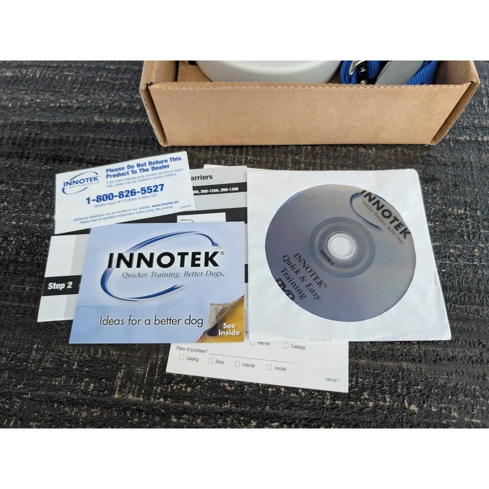 Innotek Zones ZND-1200 Wireless Indoor Pet Proof Barrier 1 Zone & 1  Lt Collar